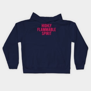 Highly Flammable Spirit Kids Hoodie